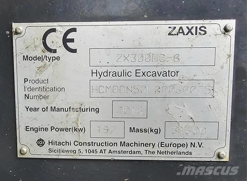 Hitachi ZX 300 LC-6 Escavatori cingolati
