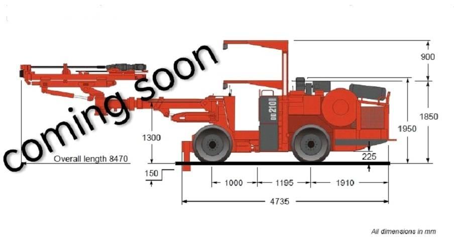 Sandvik DD 210 Perforatrici per tunneling e miniere sotterranee