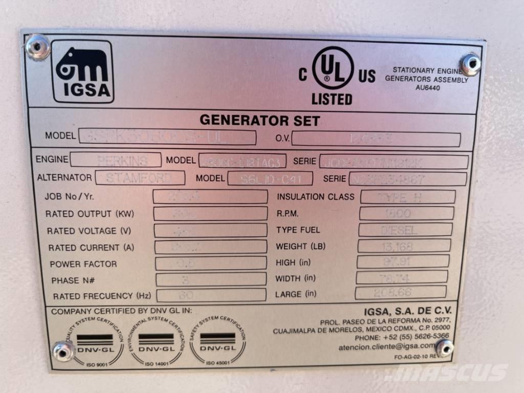  IGSA  GSPK20600L-UL Generatori diesel