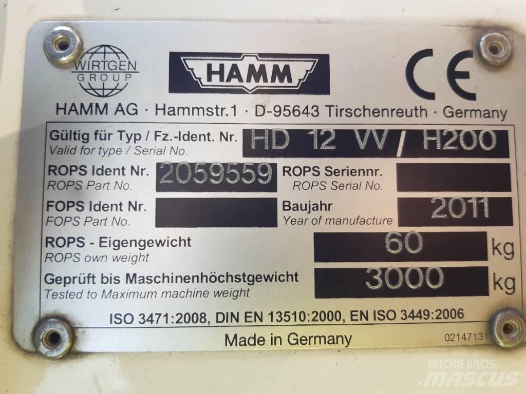 Hamm HD 12 VV Rulli a doppio tamburo