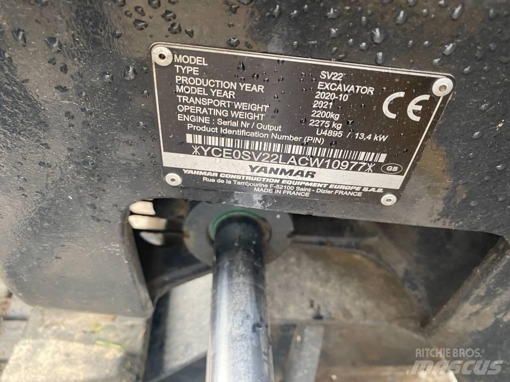 Yanmar SV 22 Miniescavatori