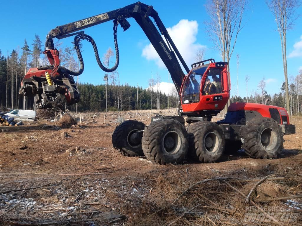 Komatsu 951 Abbattitrici, Disboscatrici