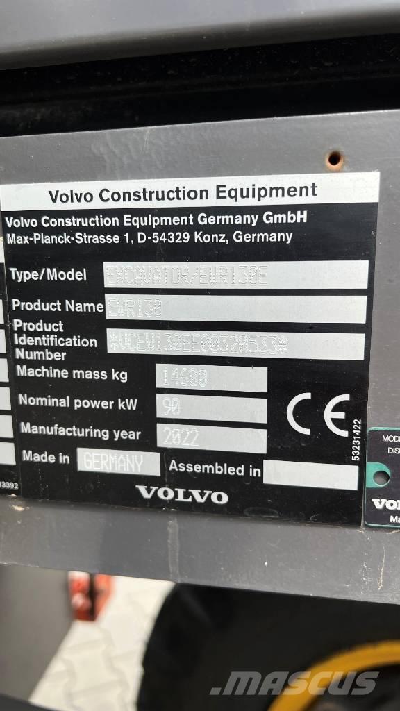 Volvo EWR 130 E Escavatori gommati