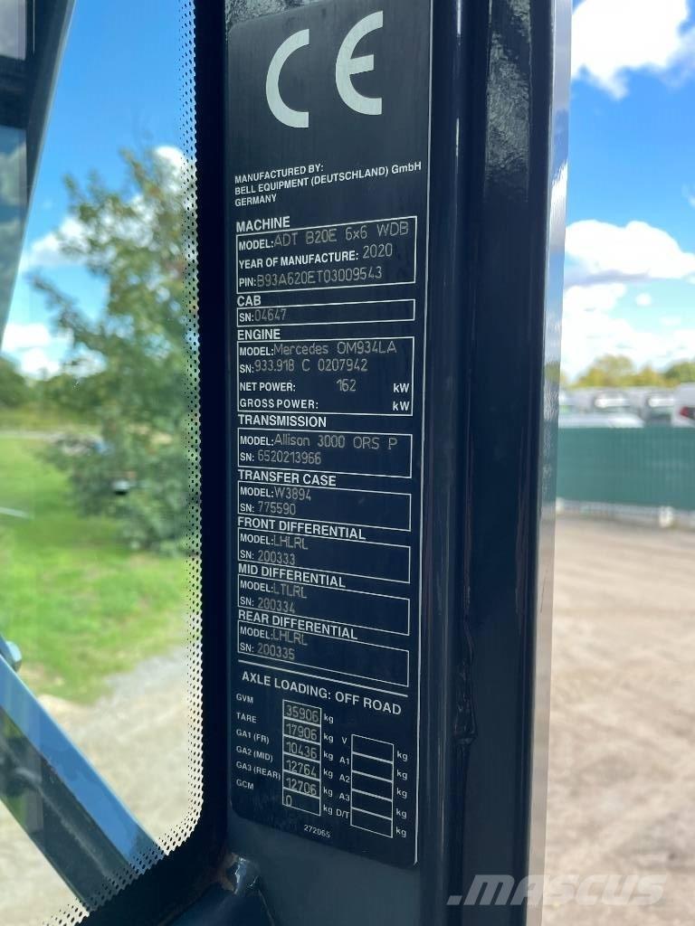 Bell B20E Dumpers articolati