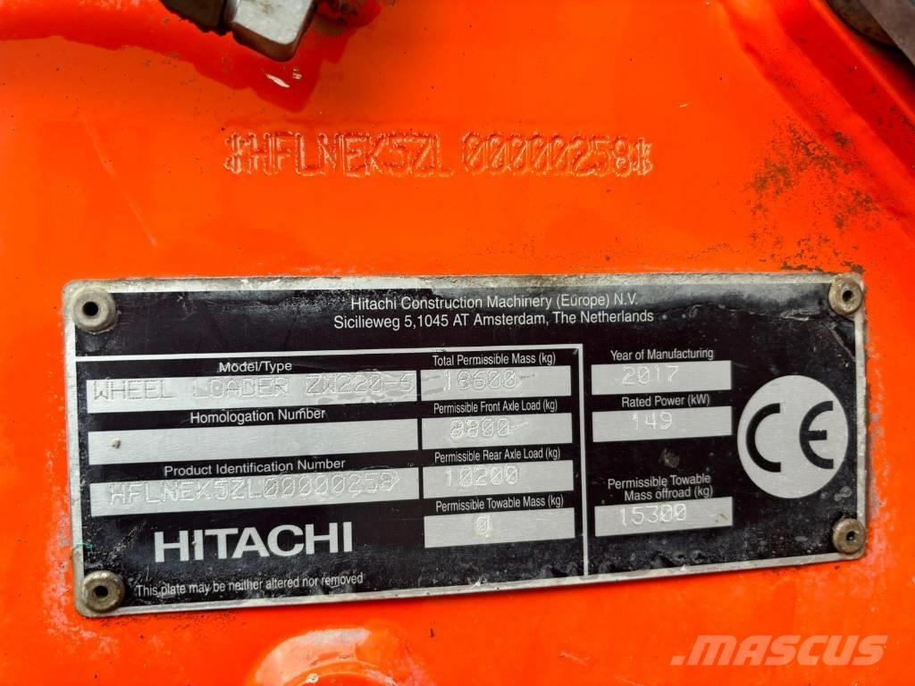 Hitachi ZW 220-6 Pale gommate