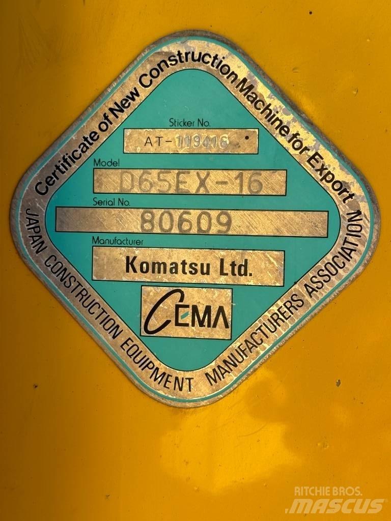 Komatsu D65EX-16 Dozer cingolati