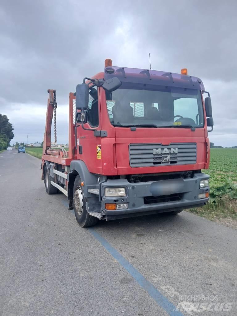 MAN TGM 18.280 Camion con cassone scarrabile