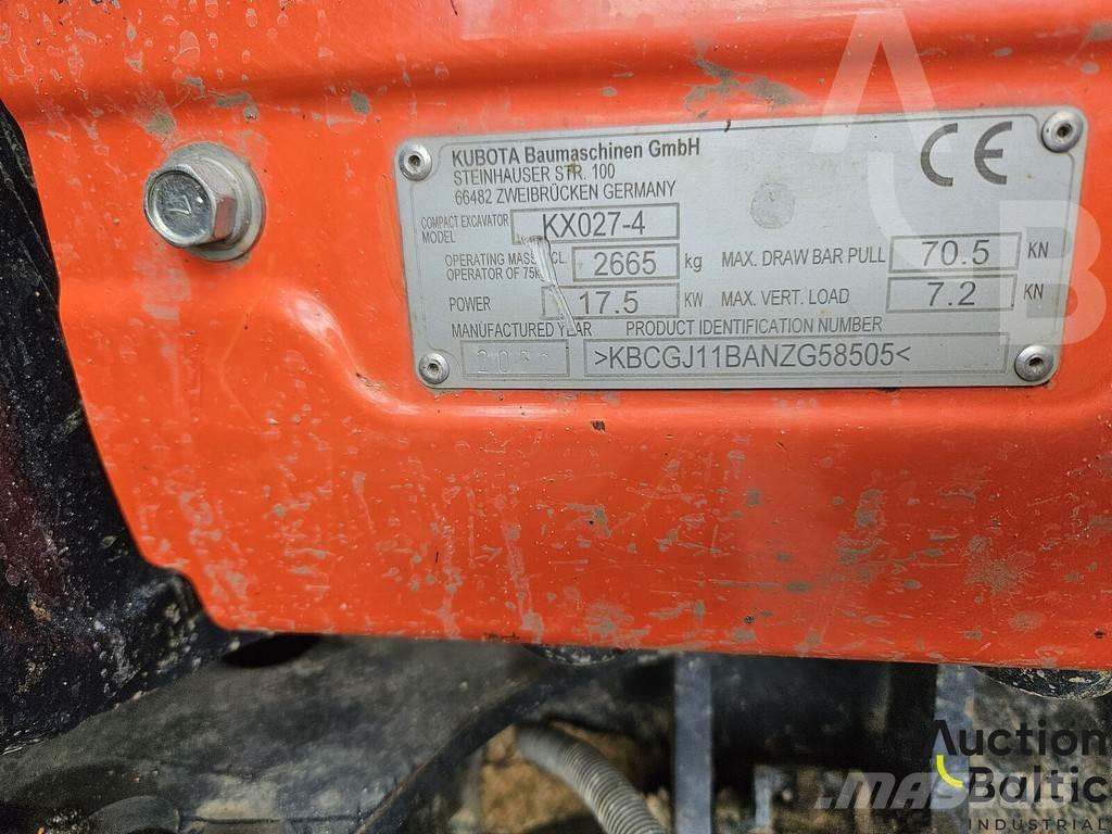 Kubota KX 027-4 Miniescavatori