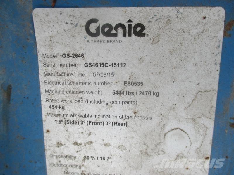 Genie GS 2646 Piattaforme a pantografo