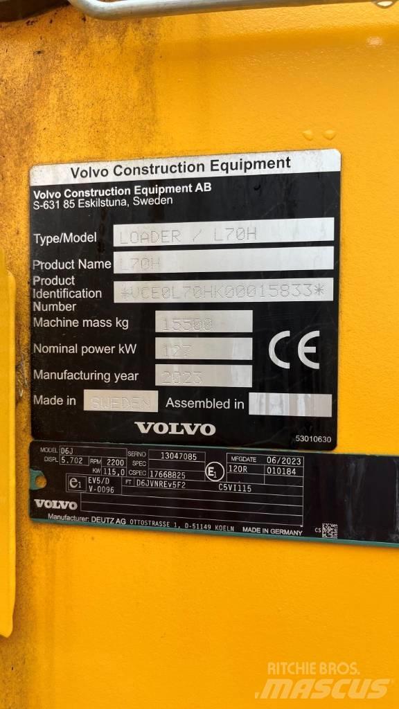 Volvo L70H Pale gommate