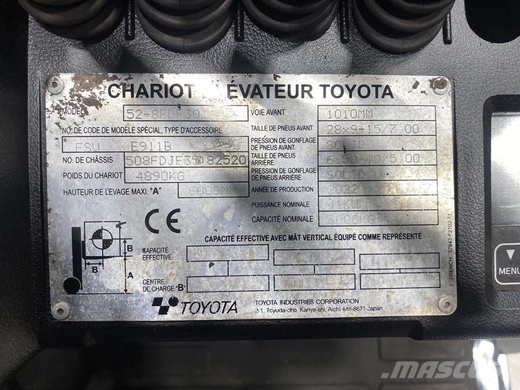 Toyota 52-8FDF30 Carrelli elevatori diesel