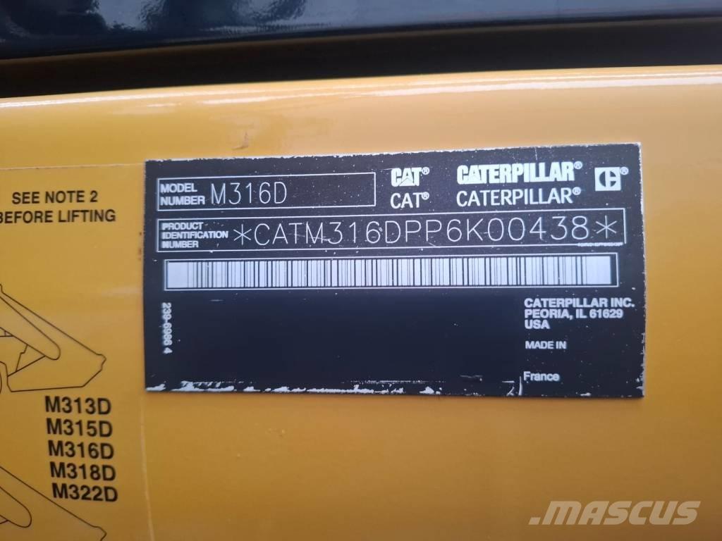 CAT M 316 D Escavatori gommati