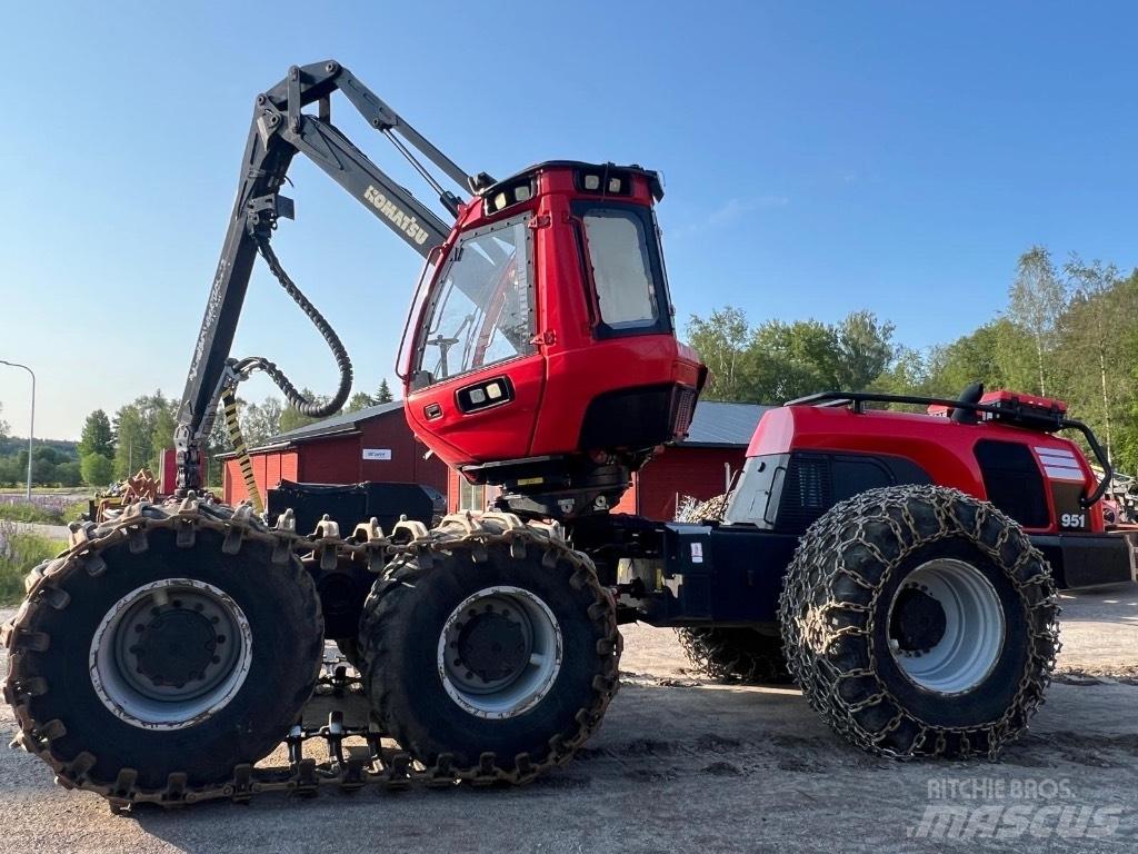 Komatsu 951 Abbattitrici, Disboscatrici