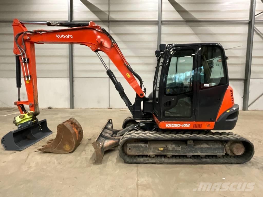 Kubota KX 080-4 A 2 Escavatori medi 7t - 12t