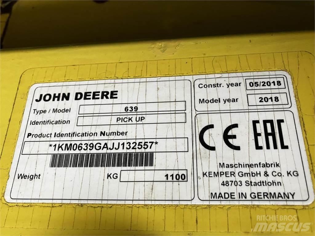 John Deere 639 Accessori per mietitrebbiatrici