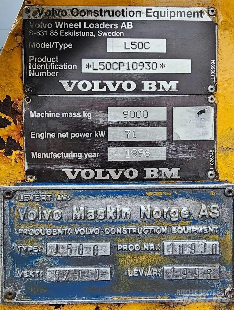 Volvo L 50 C Pale gommate