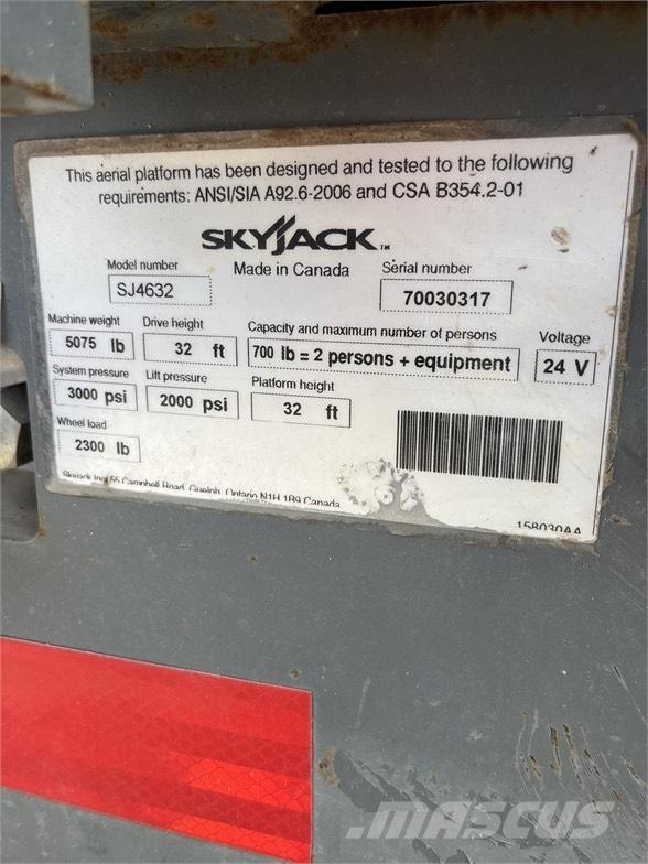 SkyJack SJ III 4632 Piattaforme a pantografo