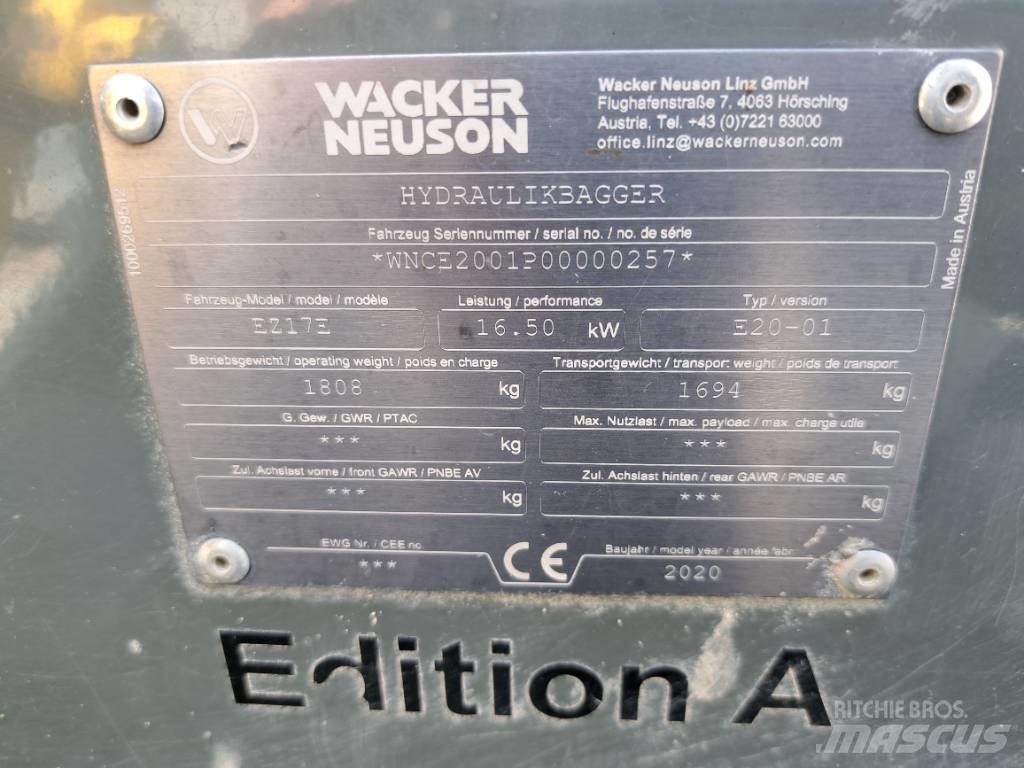 Wacker Neuson EZ17e Escavatori cingolati