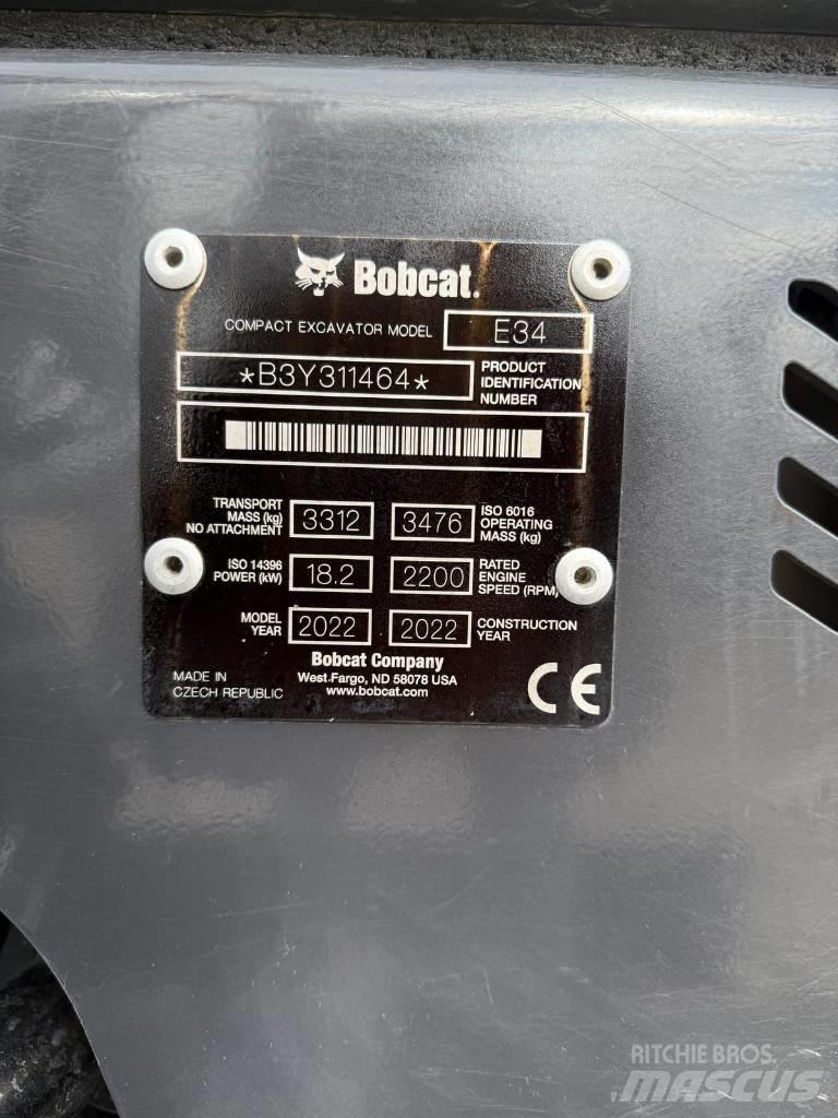 Bobcat E 34 Miniescavatori