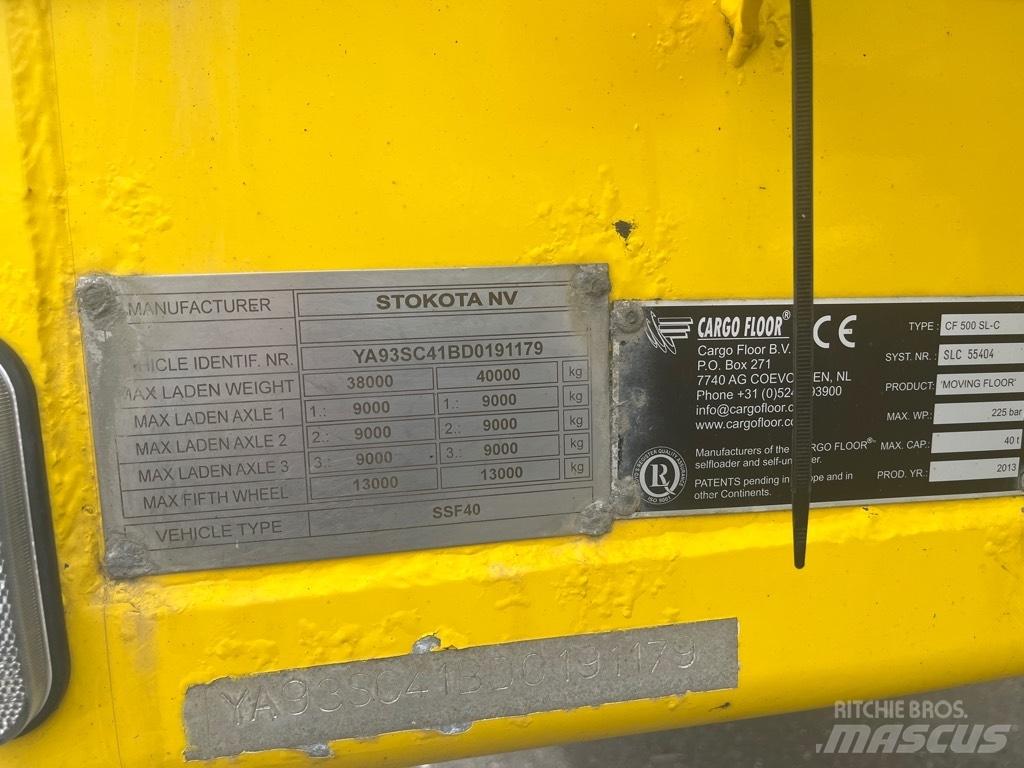 STOKOTA CargoFloor Semirimorchi per segatura e cippato