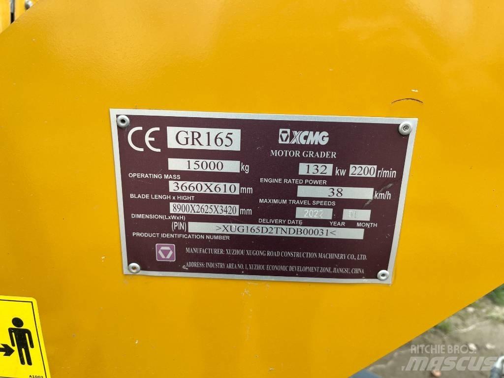 XCMG GR 165 Motorgraders