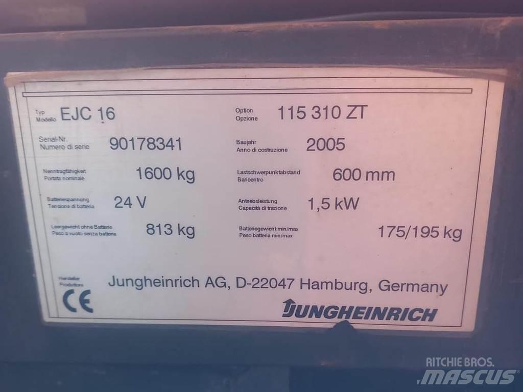 Jungheinrich ECJ16 Transpallet elettrici a timone