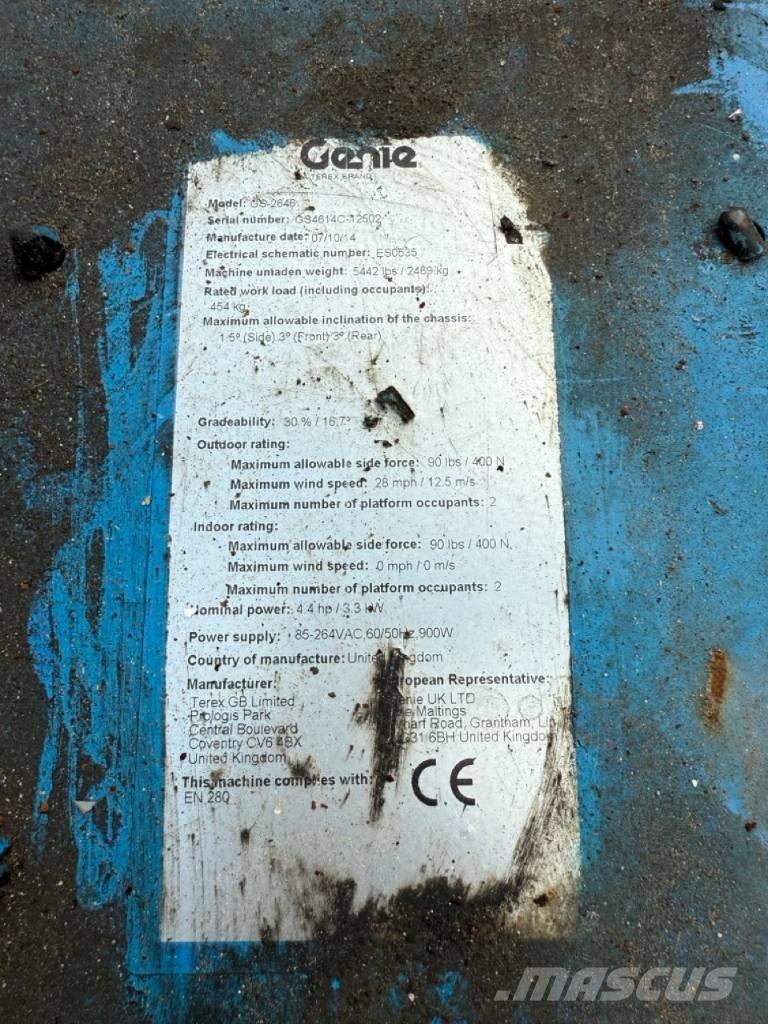 Genie GS2646 Piattaforme a pantografo