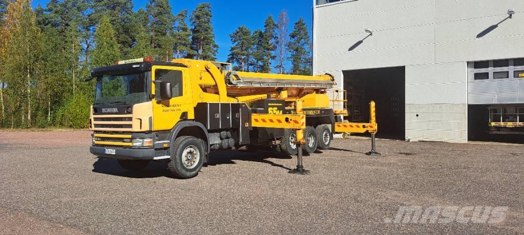 Scania P124 GB Piattaforme autocarrate