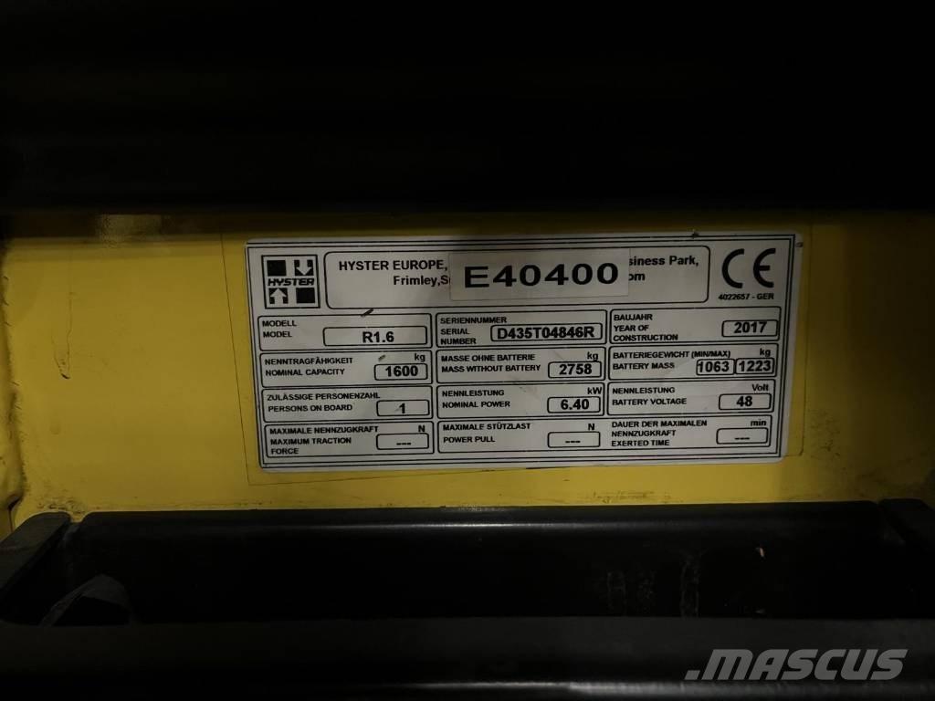 Hyster R1.6 Carrello retrattile