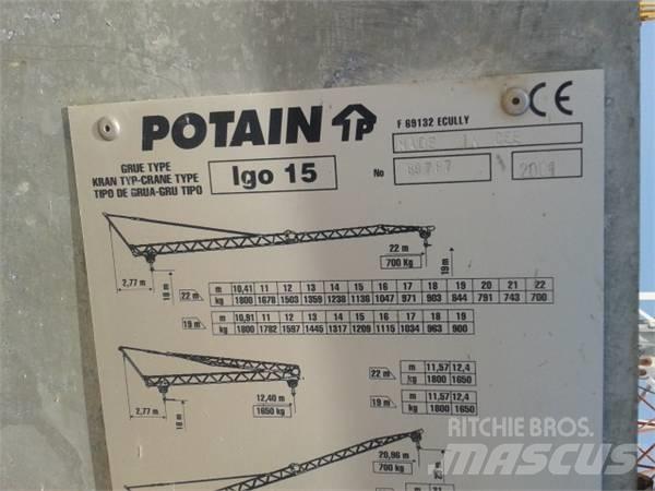Potain Igo 15 Gru a torre