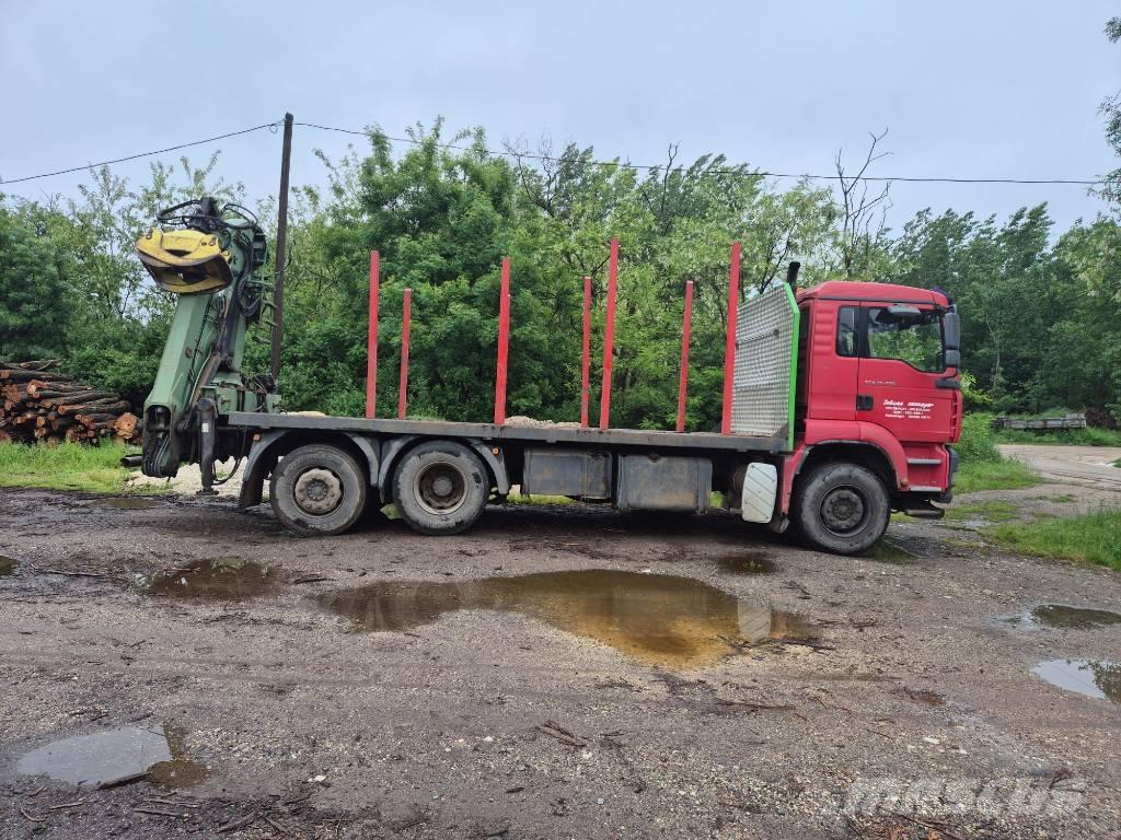 MAN TGA 26.430 Camion trasporto legname