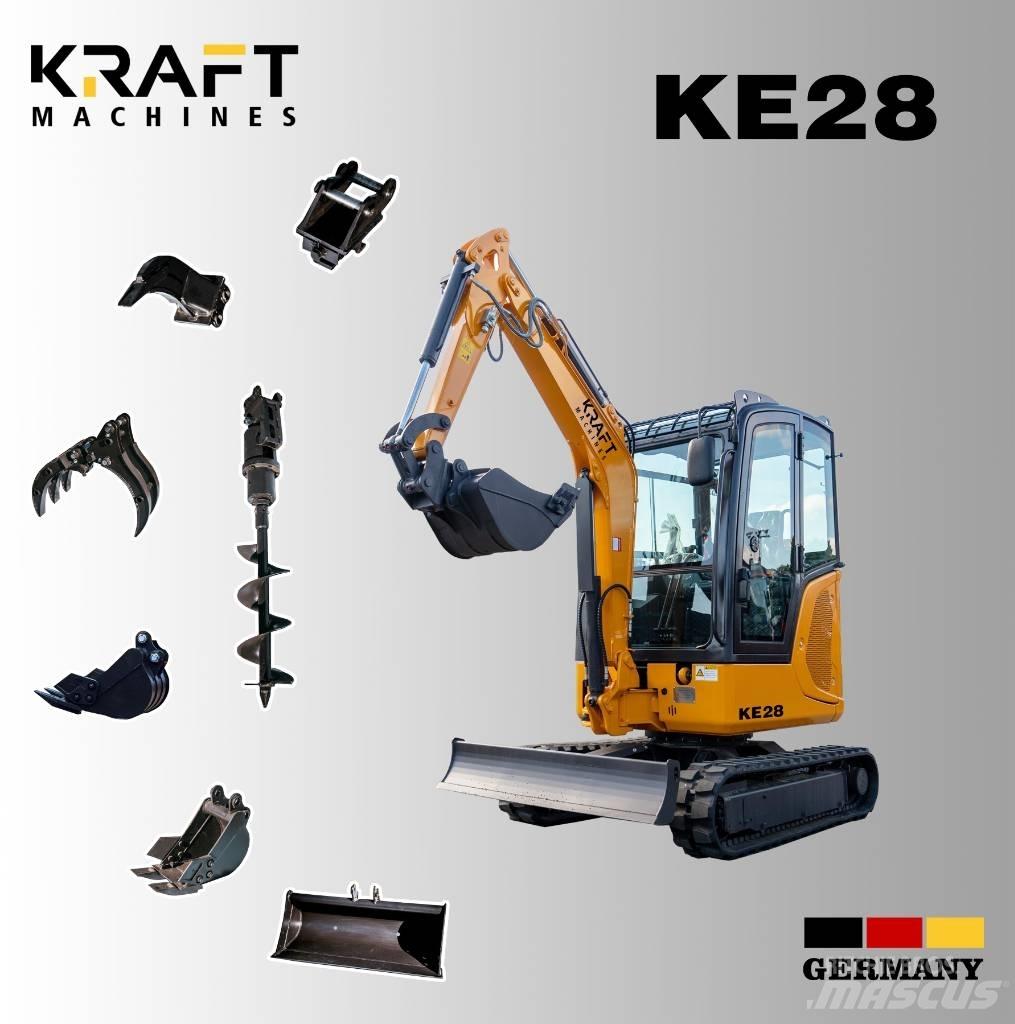 Kraft KE28 Miniescavatori