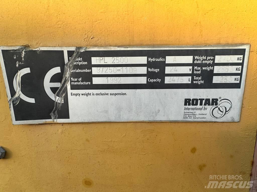 Rotar HPL 2500 Separazione rifiuti
