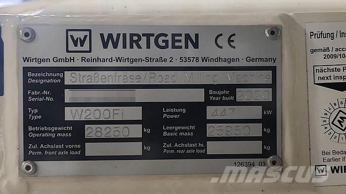 Wirtgen W200Fi Macchine per calcestruzzo e pietra