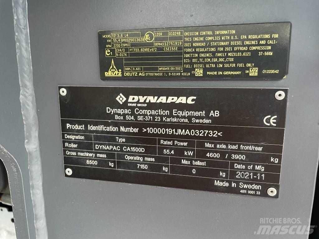 Dynapac CA1500D Rulli monotamburo