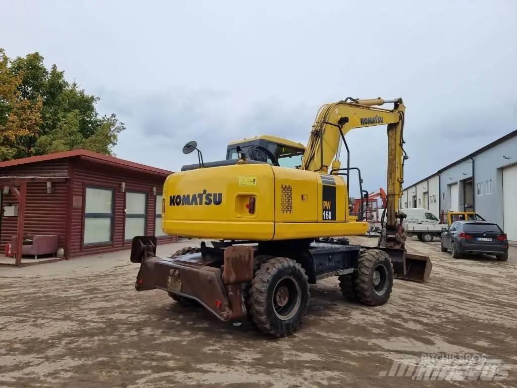 Komatsu PW 160-7 Escavatori gommati