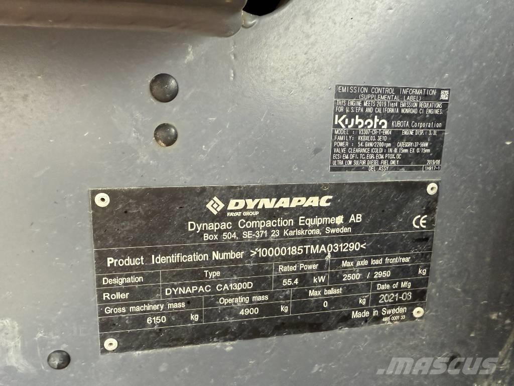 Dynapac CA 1300 D Rulli monotamburo