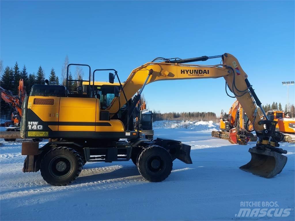 Hyundai HW140 Escavatori gommati