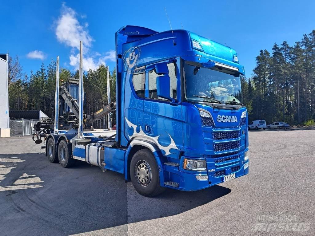 Scania R580B6X4NB Camion trasporto legname