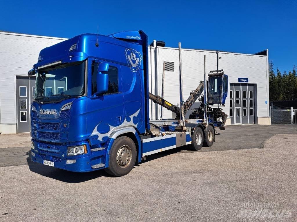 Scania R580B6X4NB Camion trasporto legname