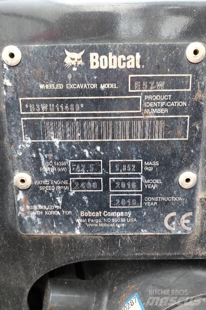 Bobcat W57 Escavatori gommati