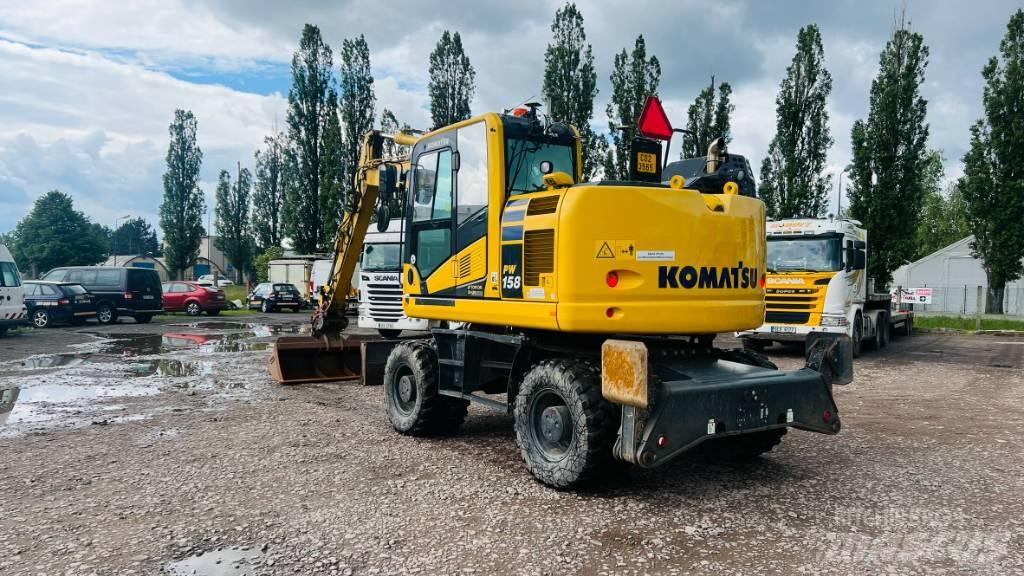 Komatsu PW 158 Escavatori gommati
