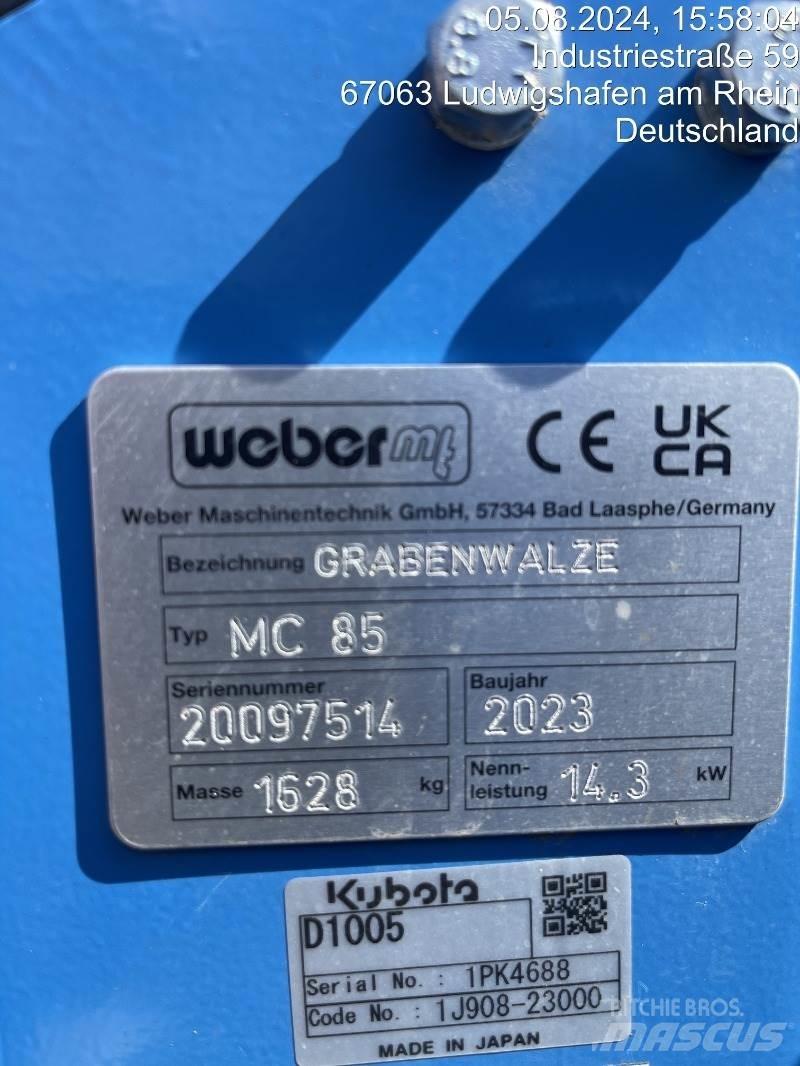 Weber MC85 Rulli compattatori