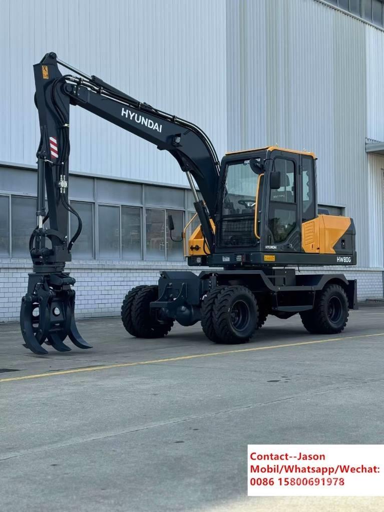 Hyundai HW80 Escavatori gommati