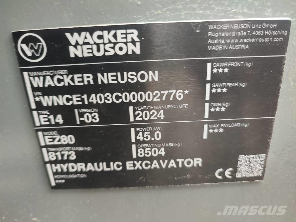 Wacker Neuson EZ 80 Escavatori medi 7t - 12t