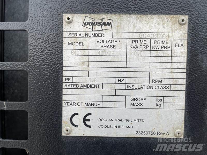 Doosan G 40 Generatori diesel