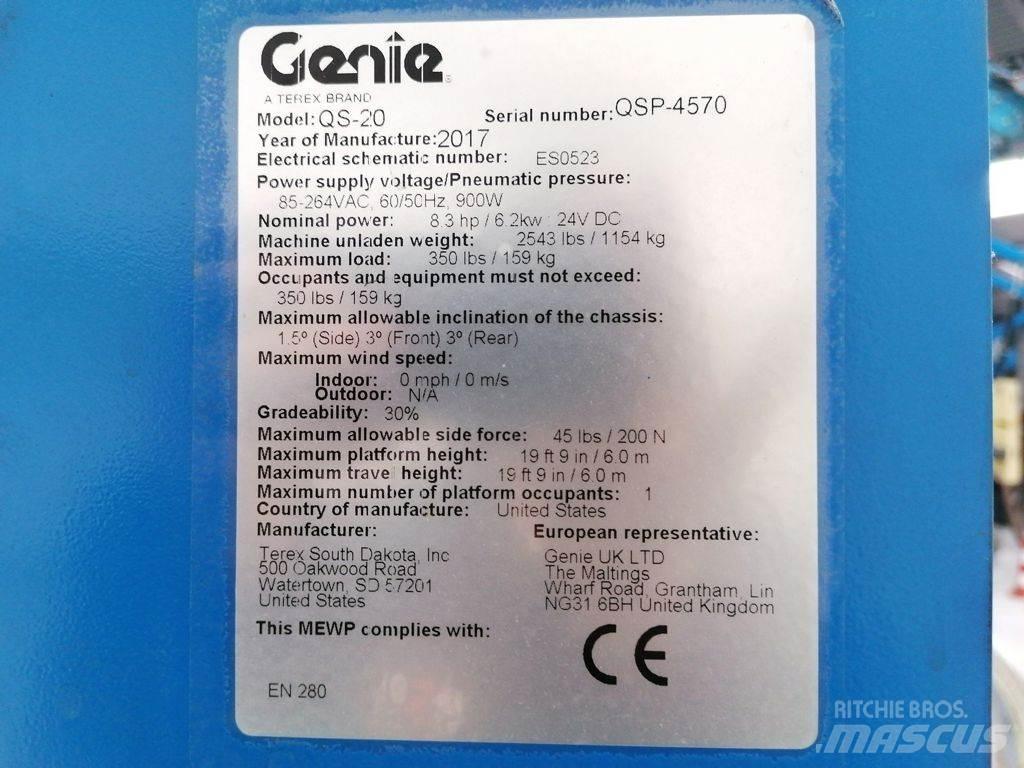 Genie QS-20 Piattaforme a braccio telescopico