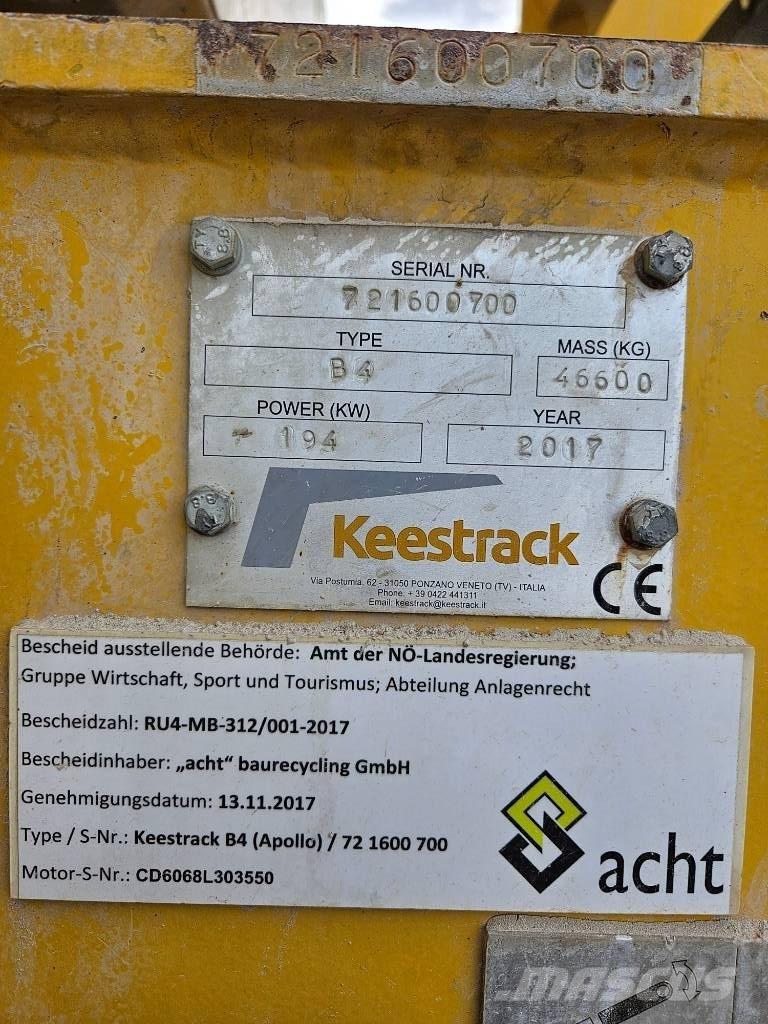 Keestrack B 4 Frantoi mobili