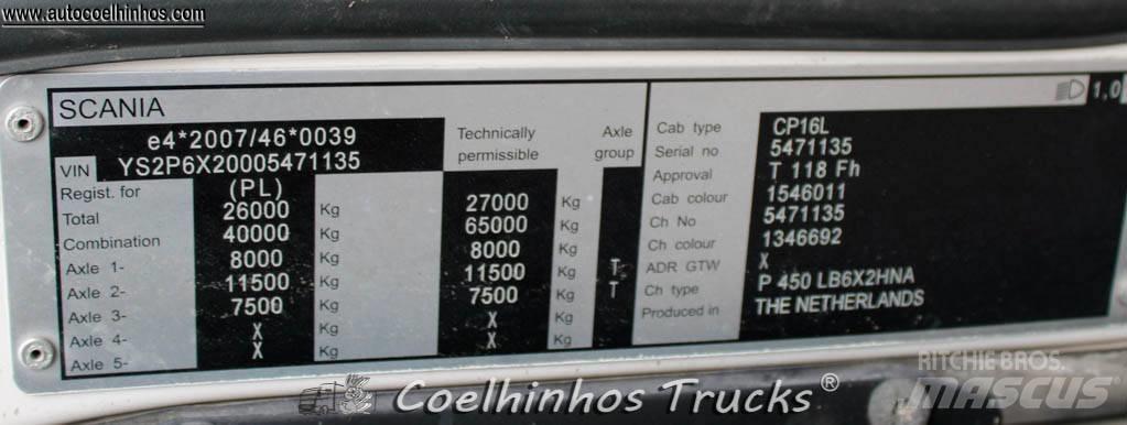 Scania P 450 Camion portacontainer