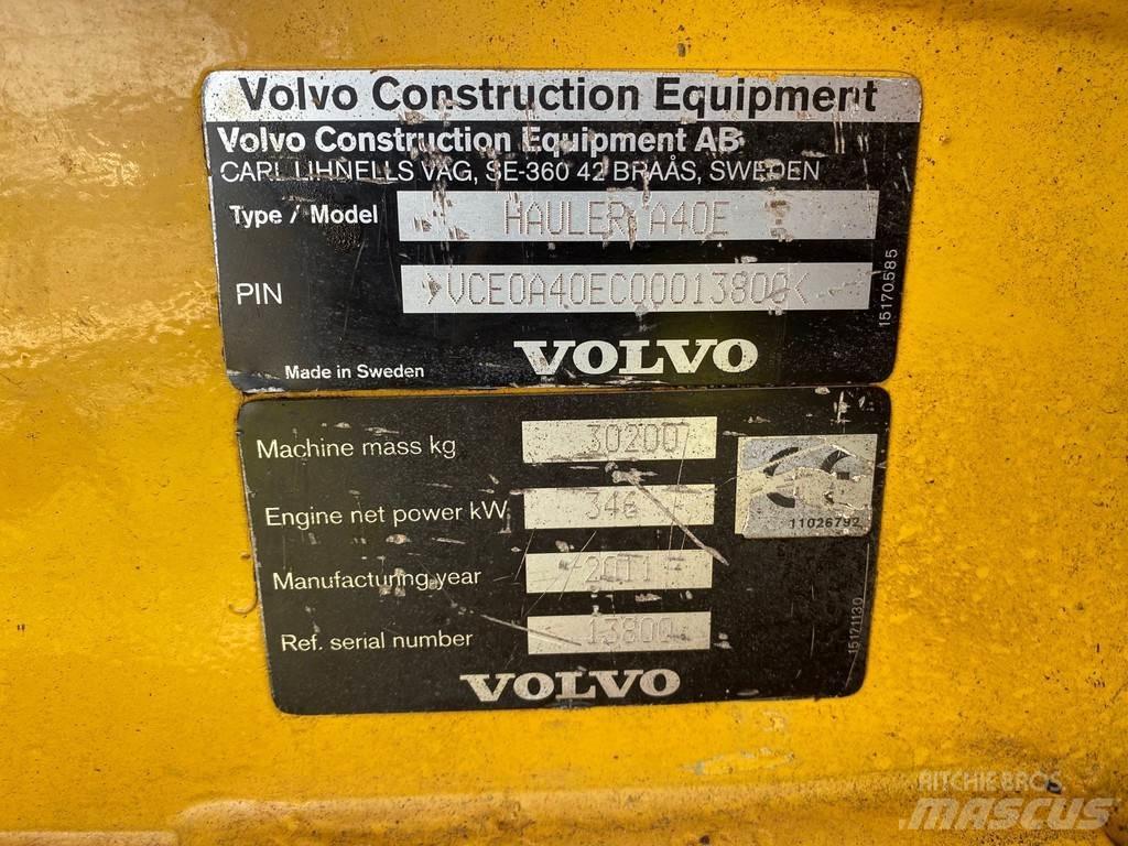 Volvo A40E Dumpers articolati